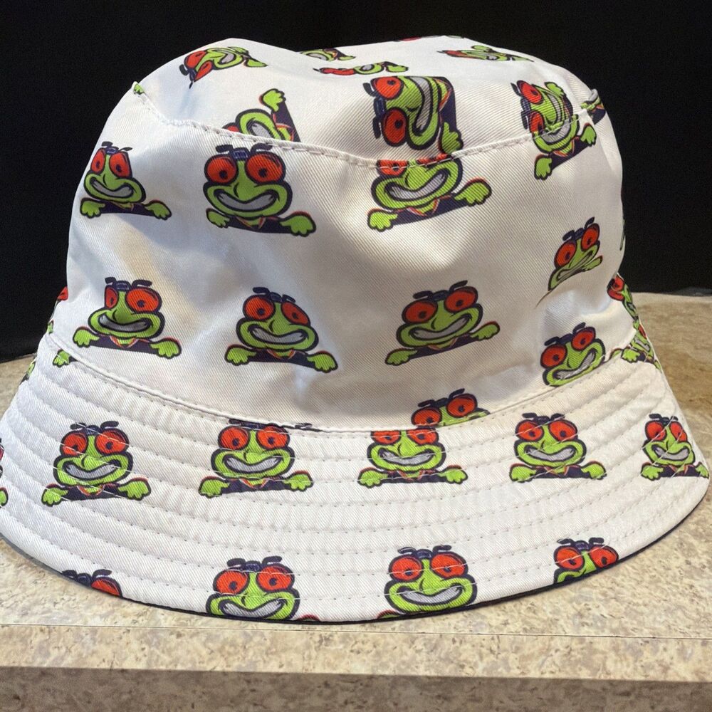 Columbus Blue Jackets Reversible Bucket Hat – Stinger All-Over Print / CBJ Logo - Picture 5 of 6